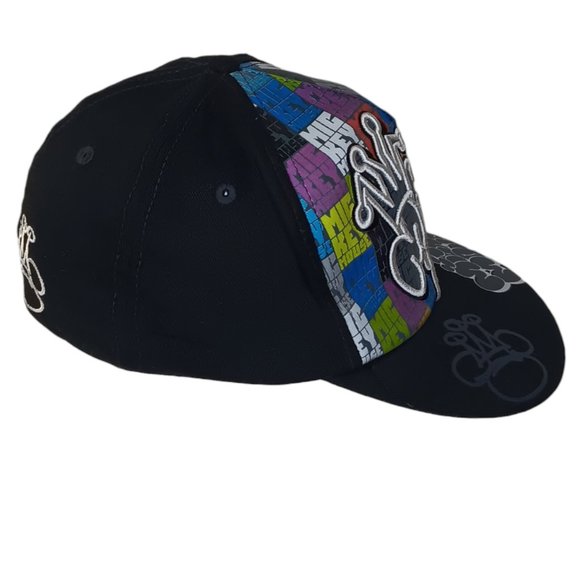 Disney Parks Mickey Mouse Adult Graffiti Hip Hop Hat - Picture 8 of 10
